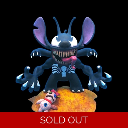 Stitch/Venom 3D resin printed hand-painted statue Stitch/Venom 3D resin printed hand-painted statue